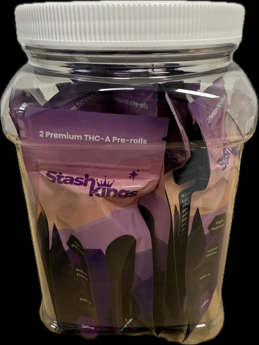 Case of 14: Premium 1.25g Indica Pre-rolls - 2 per pack (28 total)